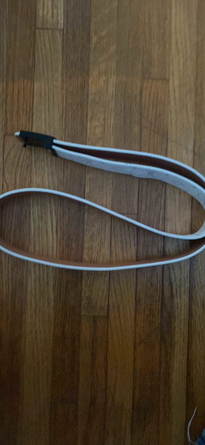 Louis Vuitton White Belt Size 50/125 - photo 2