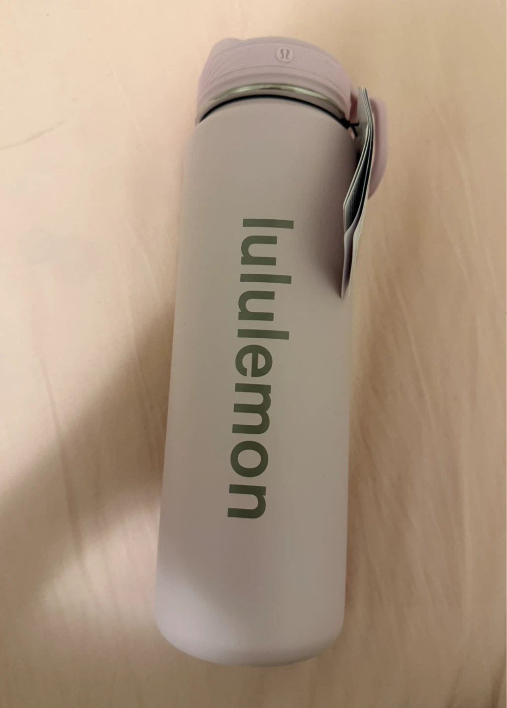 Lululemon Lilac Bottle with Straw