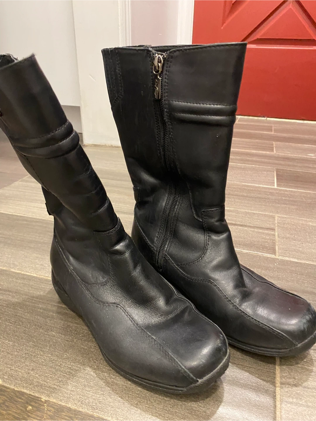 Ecco Black Leather Boots