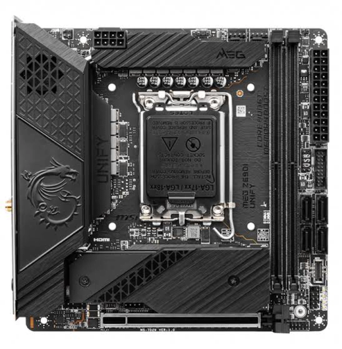 MSI MEG Z690I UNIFY Motherboard Willing to trade for moniter