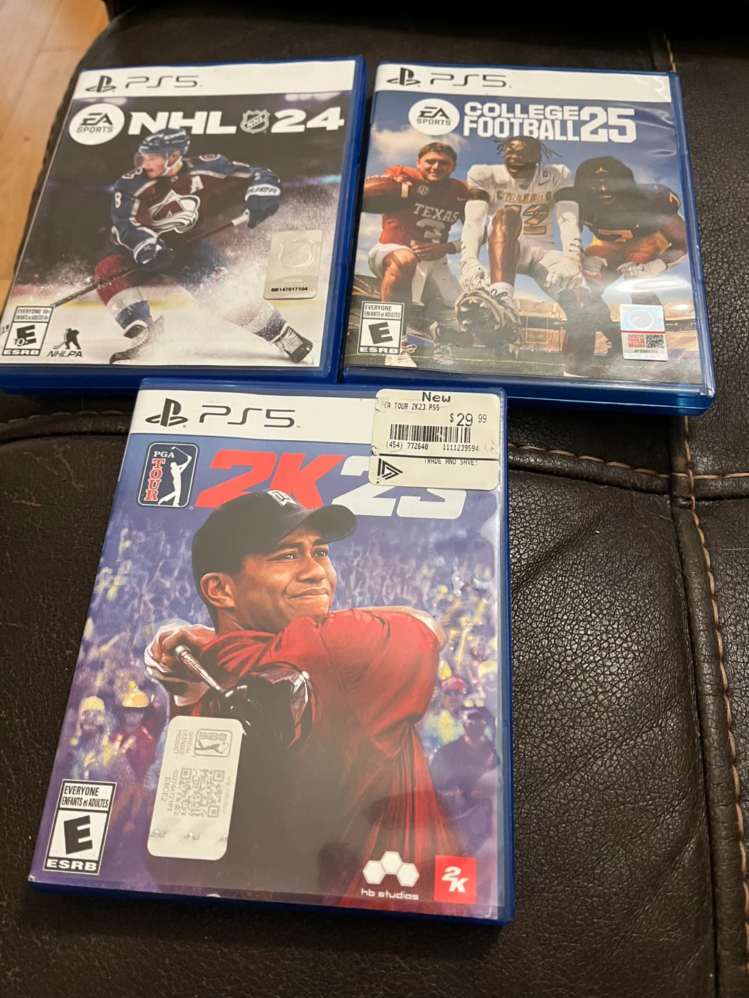 New NHL 24, College Football 25, PGA 2K23 - PS5 Games