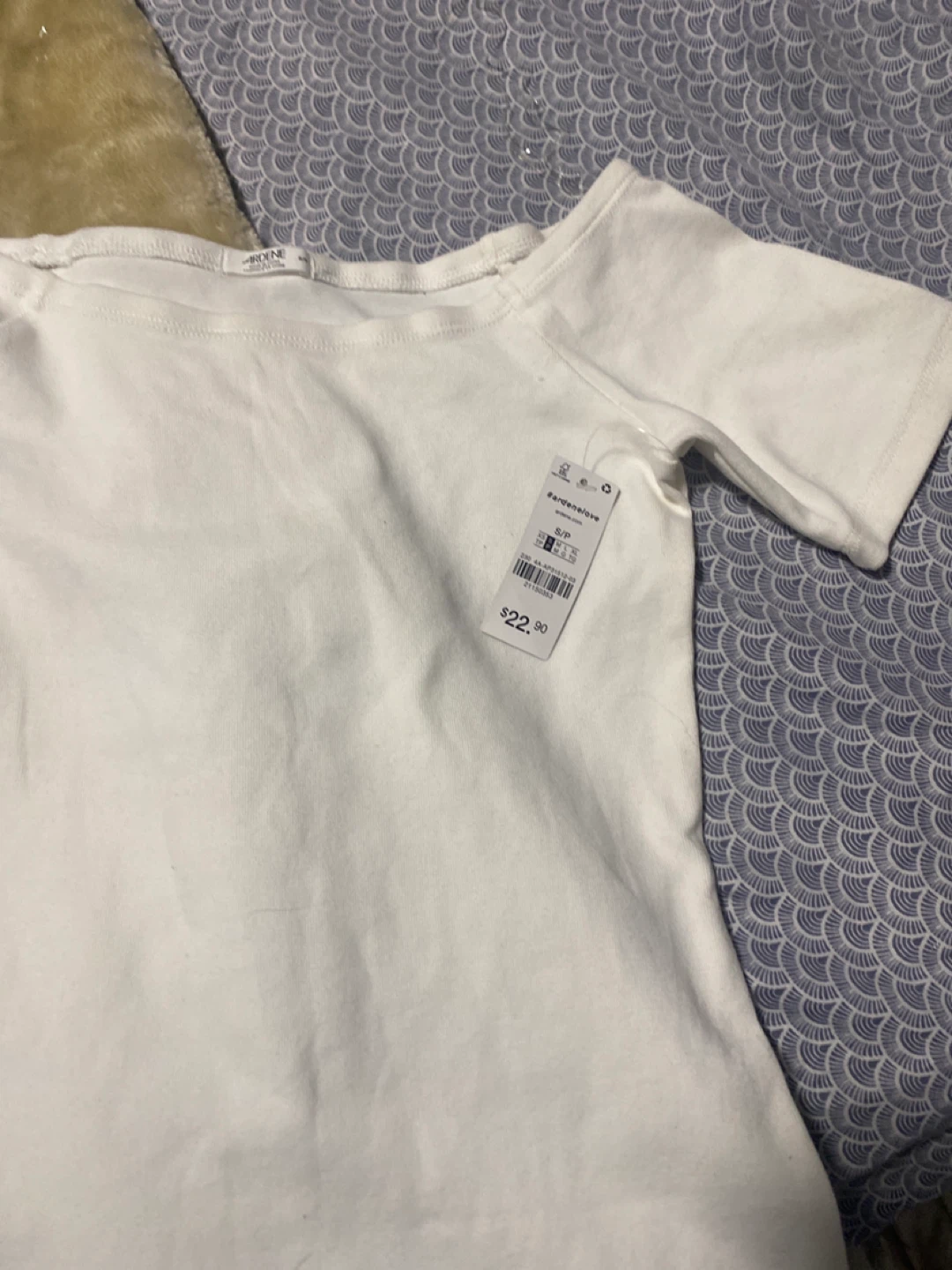 Ardene White Bodysuit - Size S/P - New with Tags! - photo 3