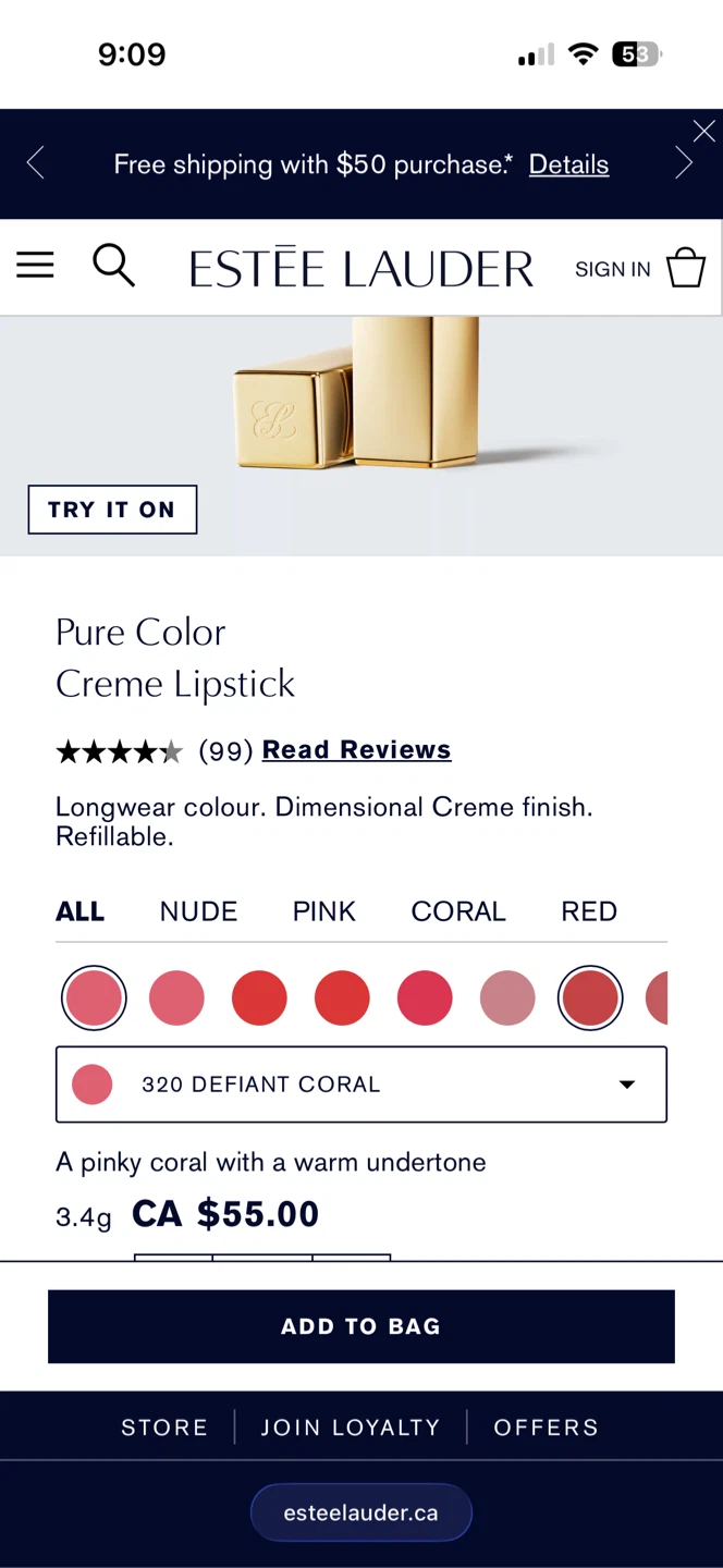 Estee Lauder Pure Color Creme Lipstick - photo 2