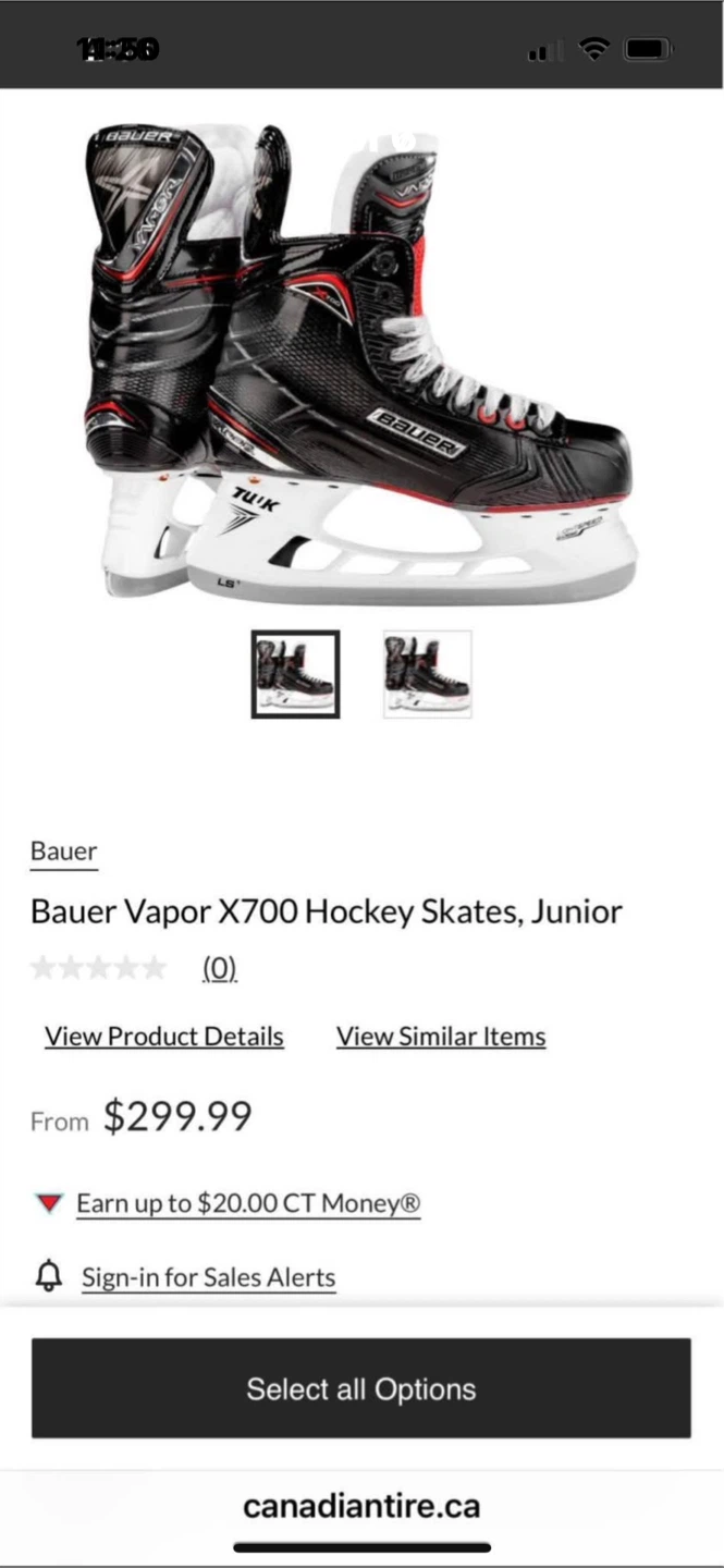 Bauer Vapor X700 Junior Hockey Skates - photo 4