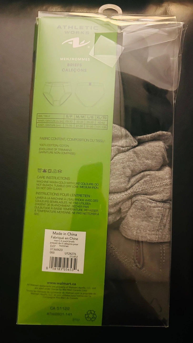 New Athletic Works Men's Briefs - Size S/P - photo 2