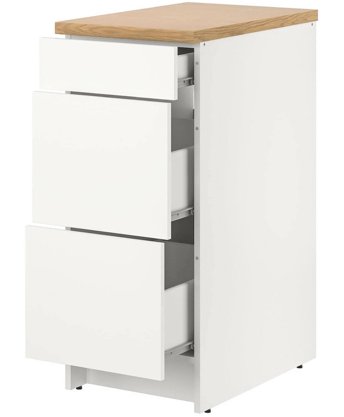 (KNOXHULT, IKEA) White 3-Drawer Cabinet - photo 3