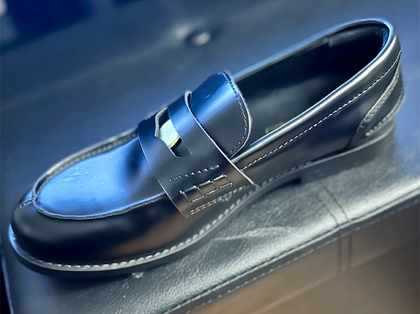 Black Leather Loafers - photo 2
