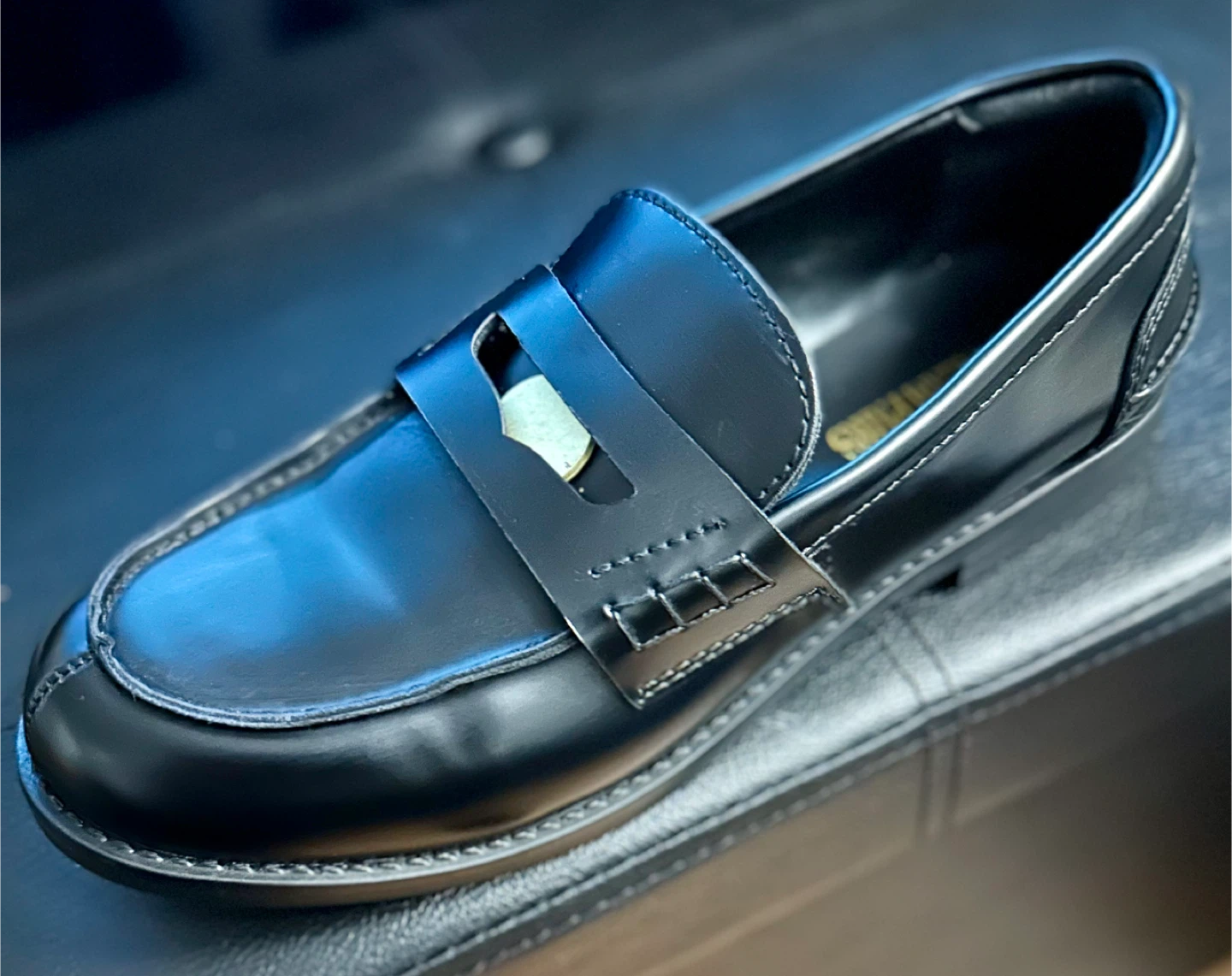 Black Leather Loafers - photo 4