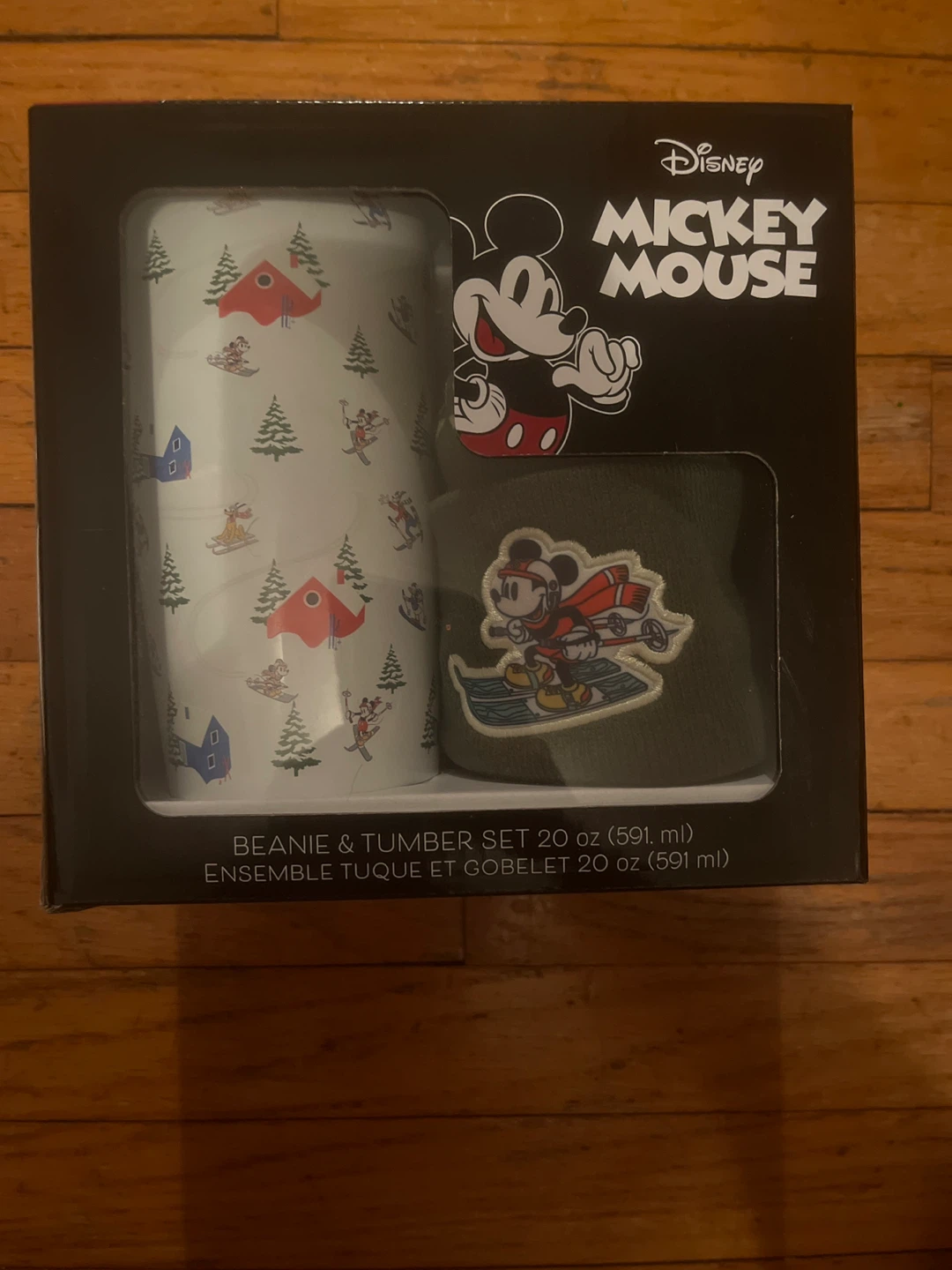 Disney Mickey Mouse Beanie & Tumbler Set - New
