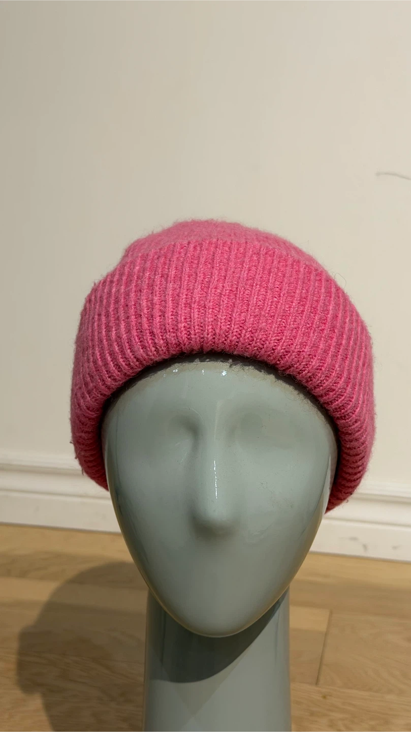 Pink Knit Beanie
