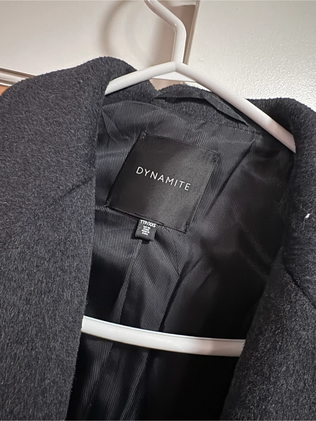 Dynamite Double Breasted Wool Coat - XXS - photo 2