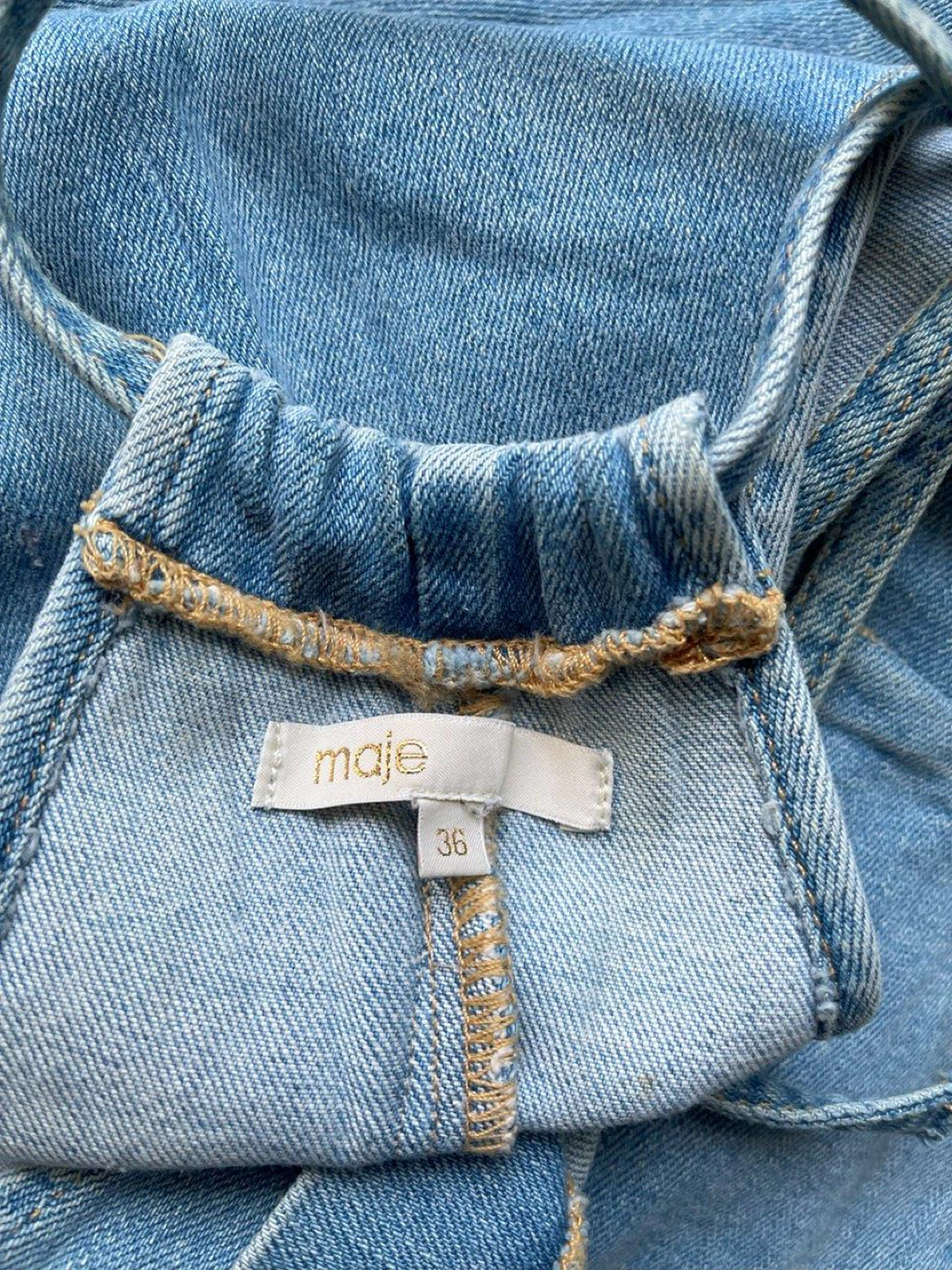 Maje Denim Overalls - photo 3