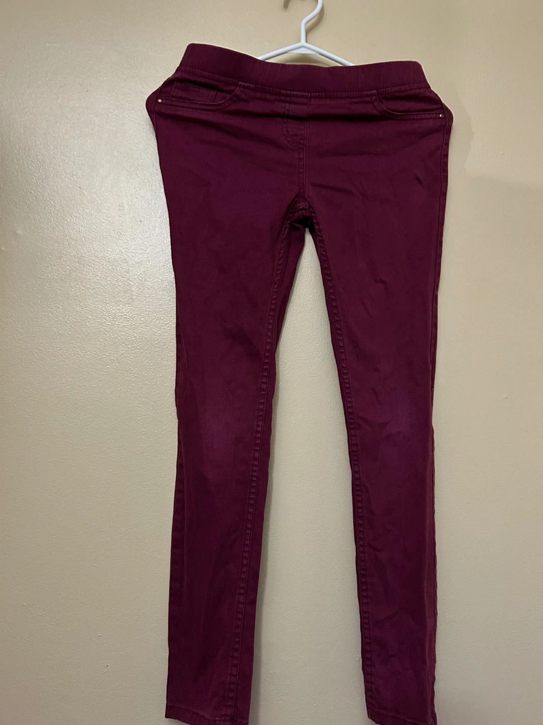 Burgandy Pants Girls size 12