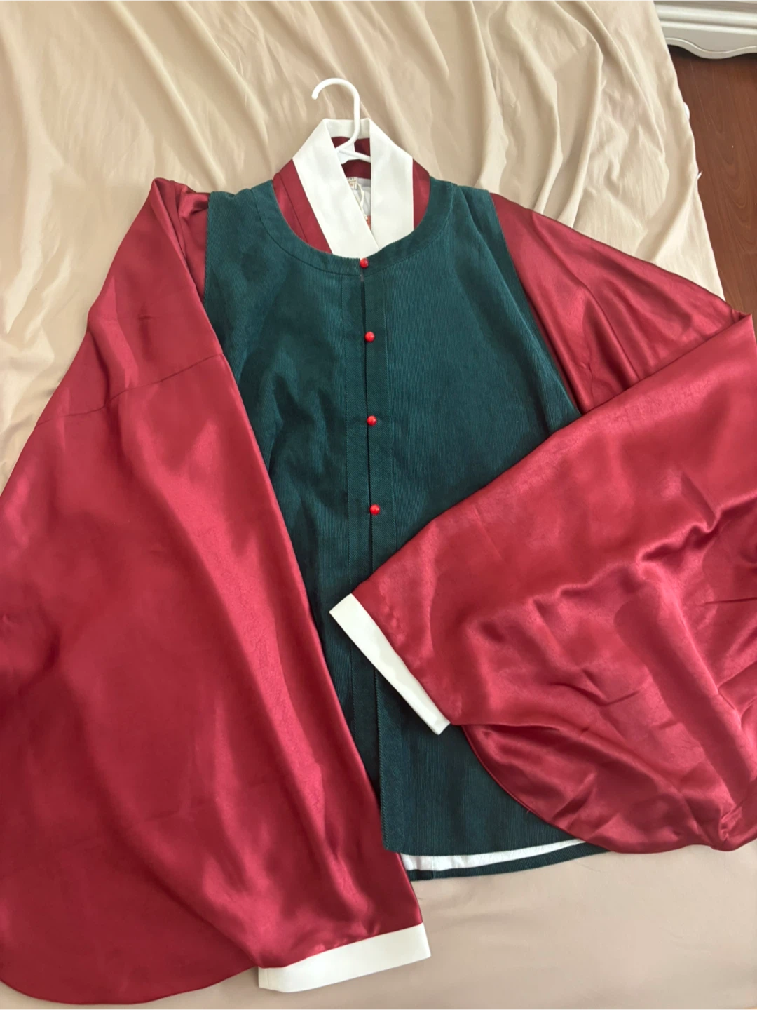 New year Hanfu set(Chinese traditional clothes)明制交领汉服