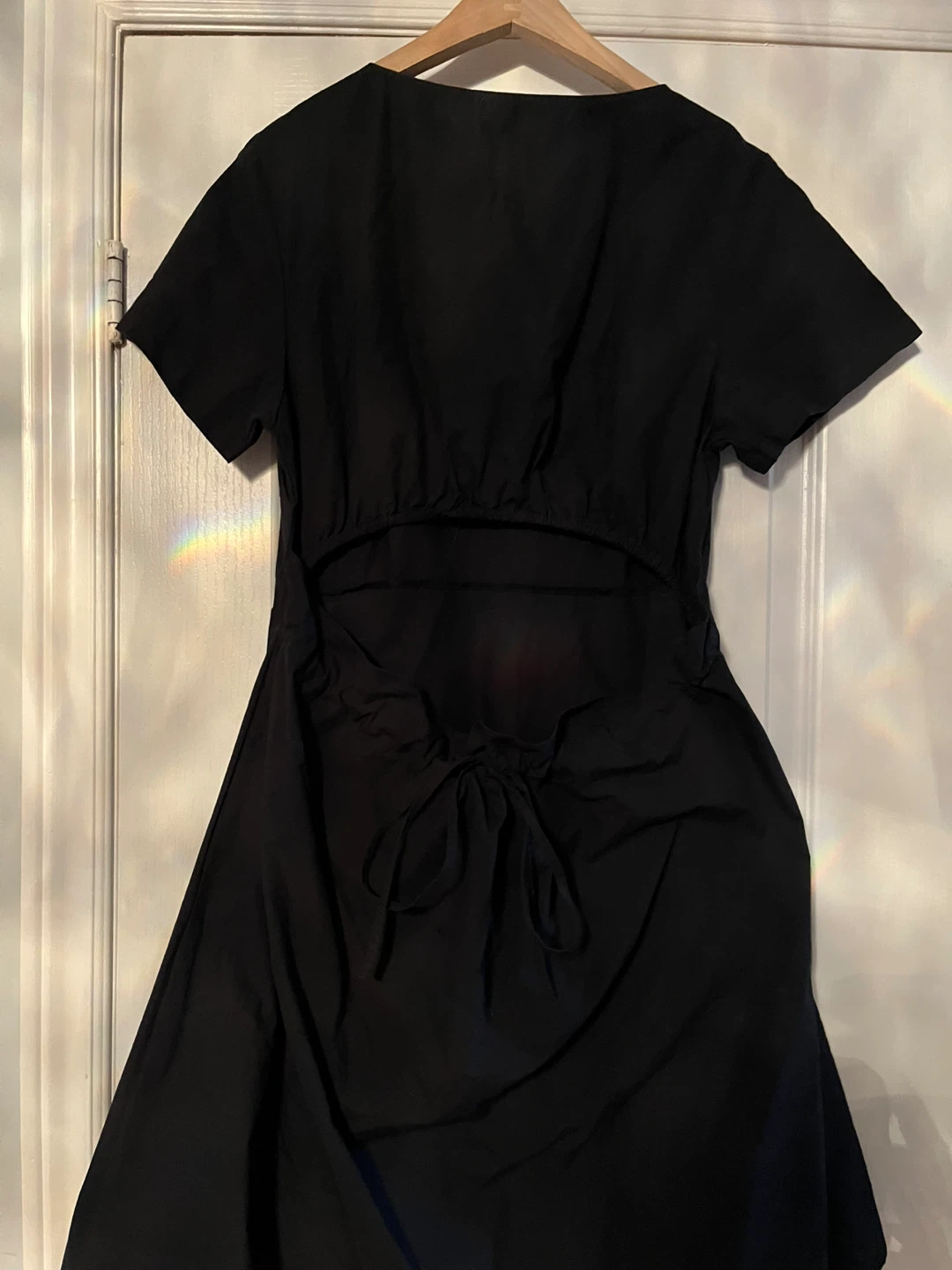 Oak + Fort Black Dress - Size L - photo 3