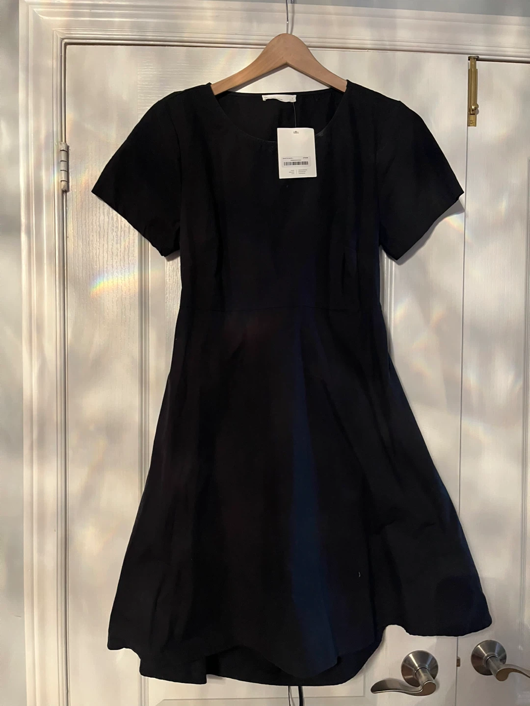 Oak + Fort Black Dress - Size L - photo 5