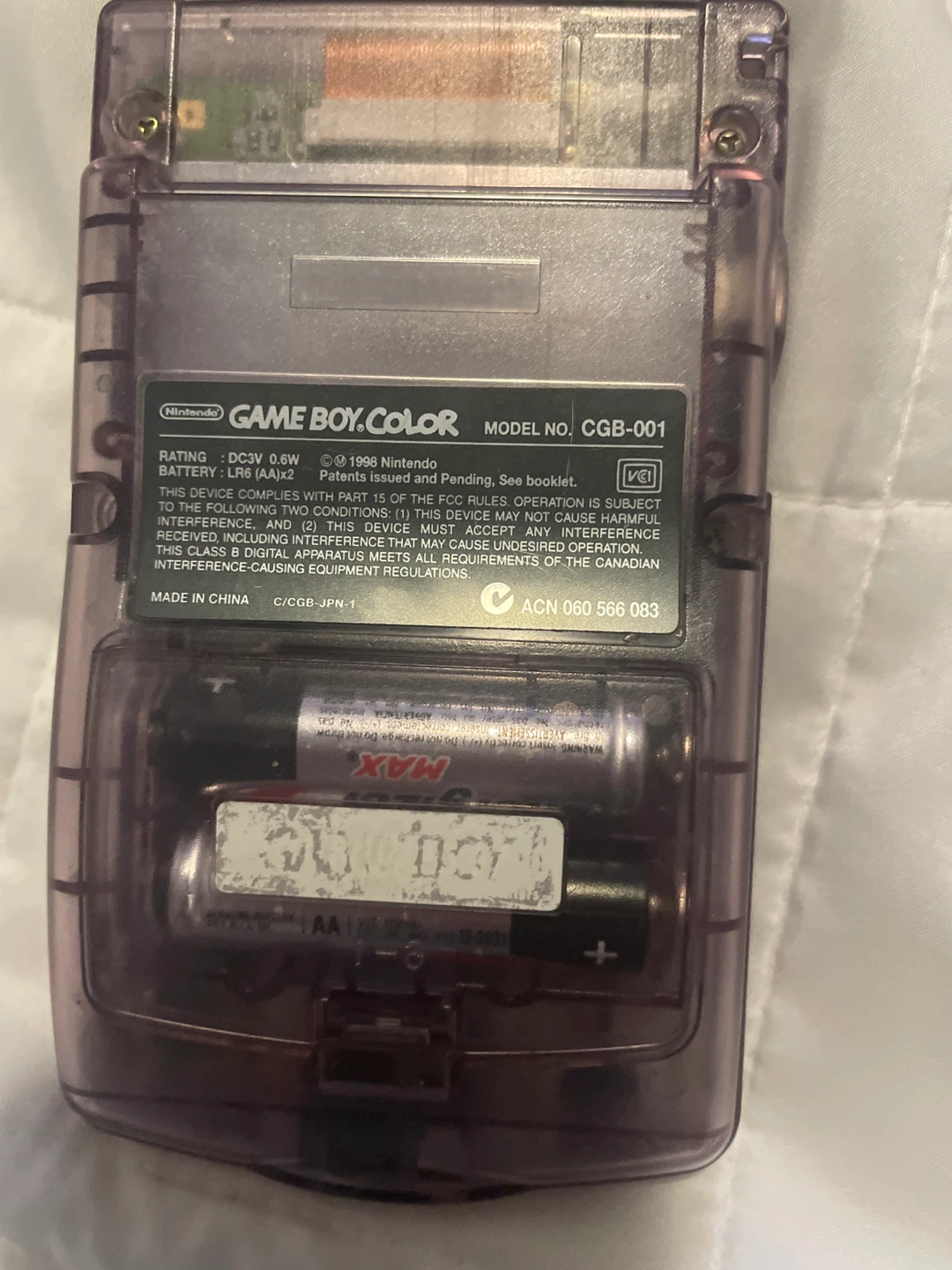 Nintendo Game Boy Color - clear - photo 2