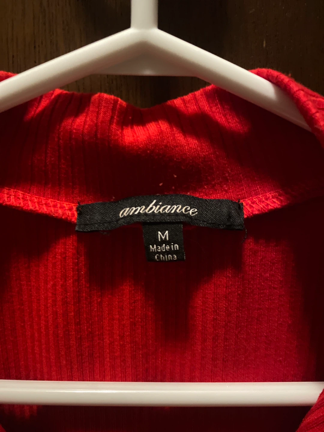 Ambience Red Sleeveless Top - Size M - photo 2