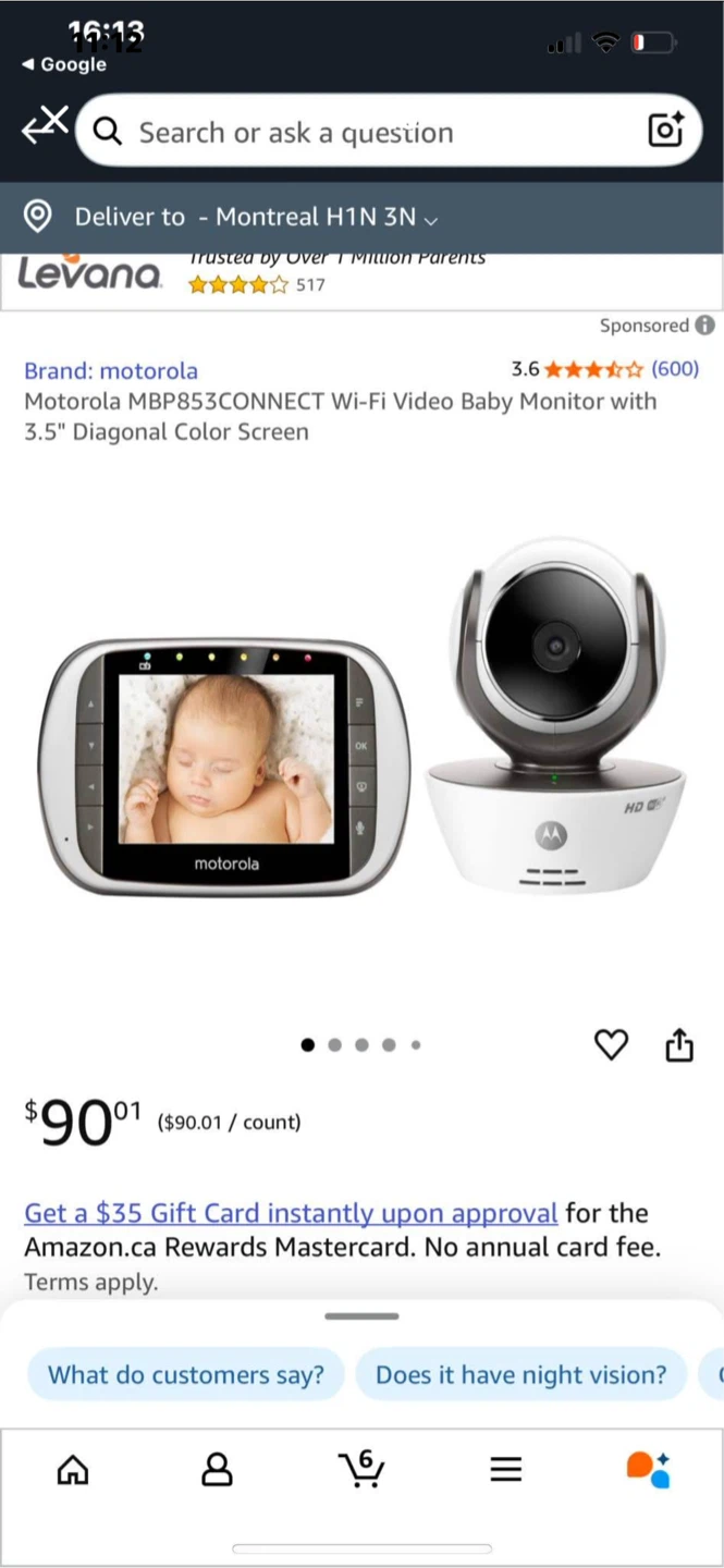 Caméra Bébé Motorola MBP853CONNECT Neuf - photo 4