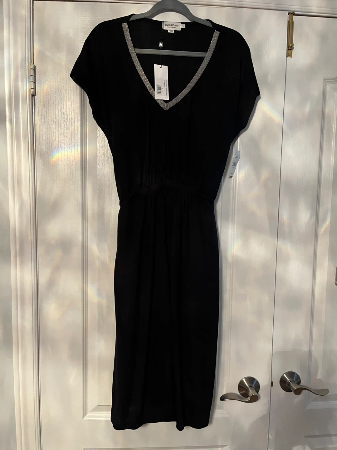 Lili Sidonio Black Dress - Size L - New with Tags! - photo 4
