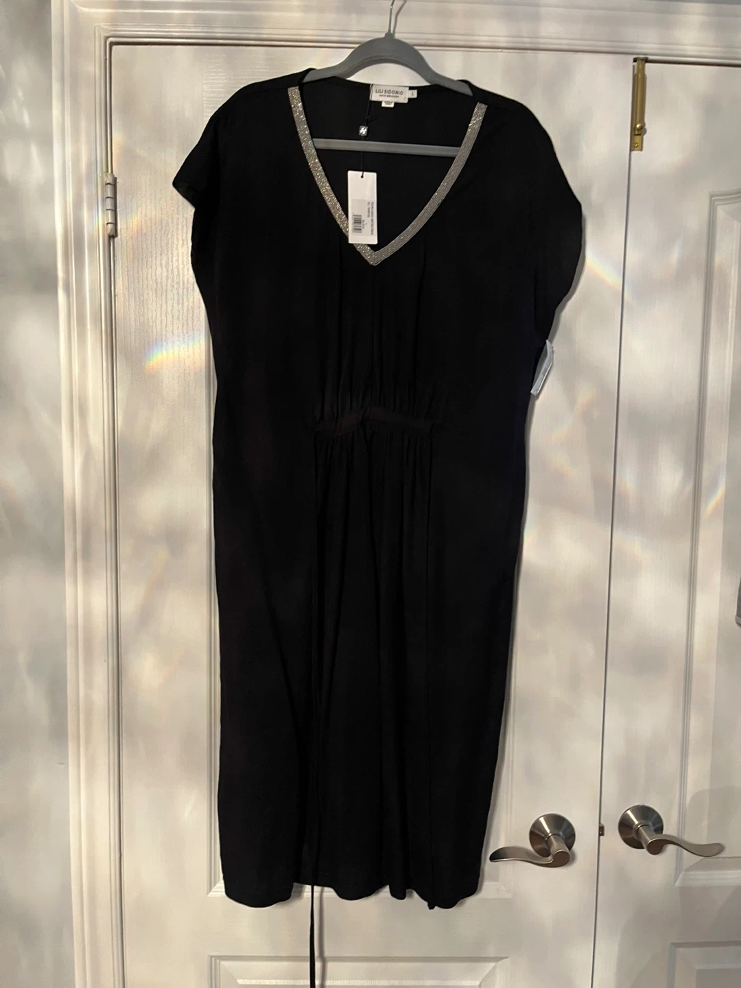 Lili Sidonio Black Dress - Size L - New with Tags! - photo 3