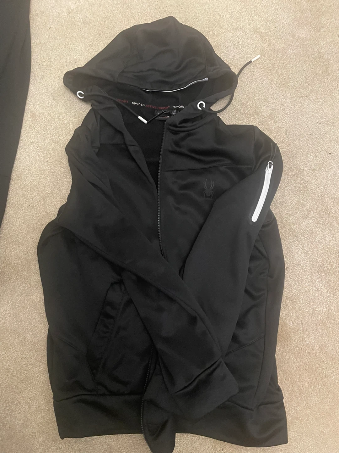 Cheap black sweats and zip up - photo 3