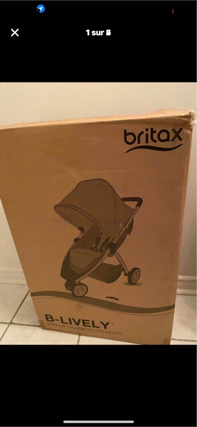 Poussette Britax B-Lively NEUVE