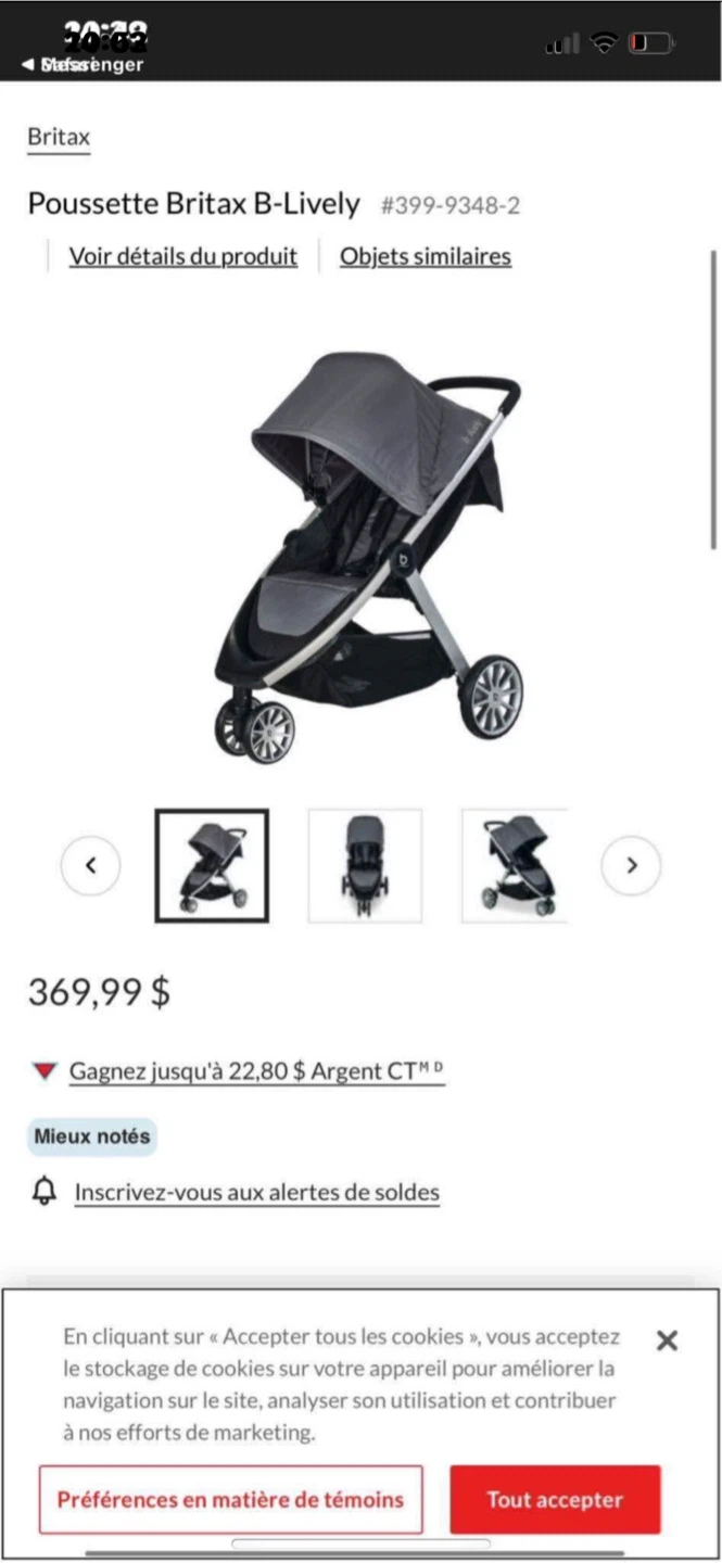 Poussette Britax B-Lively NEUVE - photo 2
