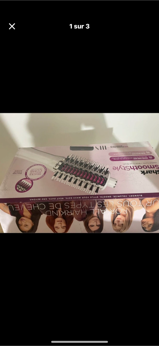 Shark SmoothStyle Sèche-cheveux Brosse