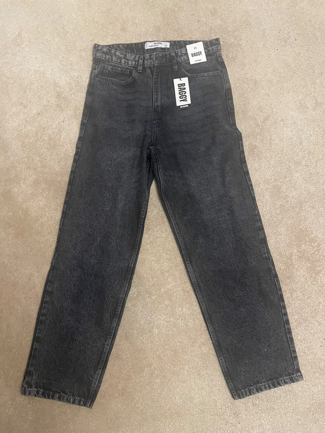 Denim Baggy Jeans - Size 30