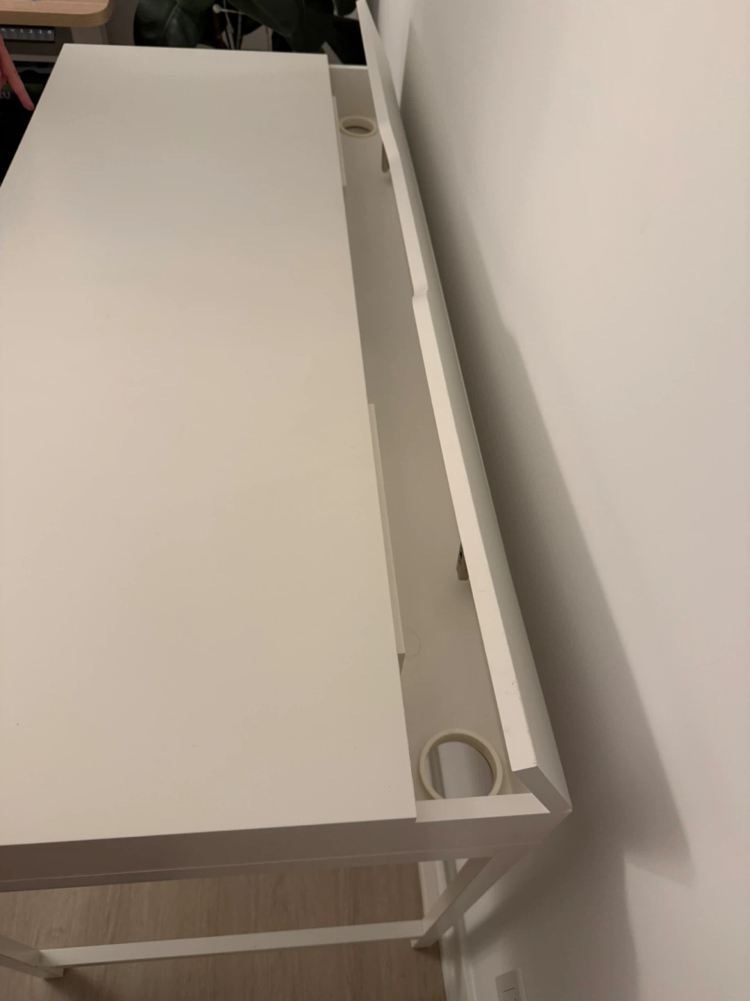 White IKEA Desk with complimentary Office Cabinet - photo 3