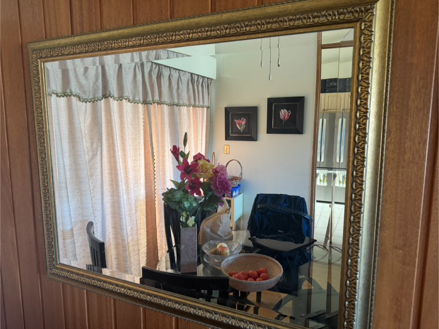 Ornate Gold Framed Wall Mirror - photo 2