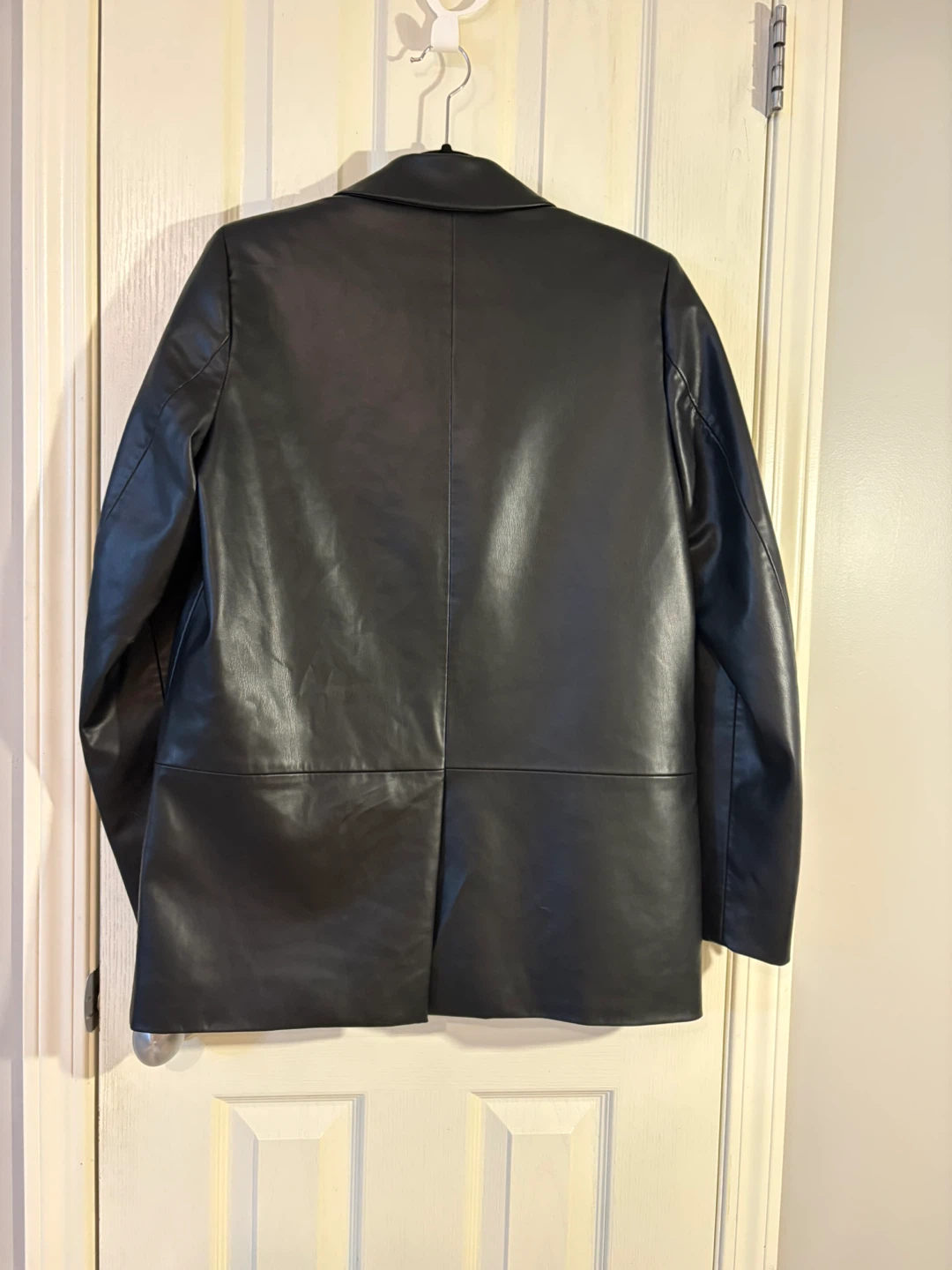 Zara Leather Blazer - Size M - photo 2