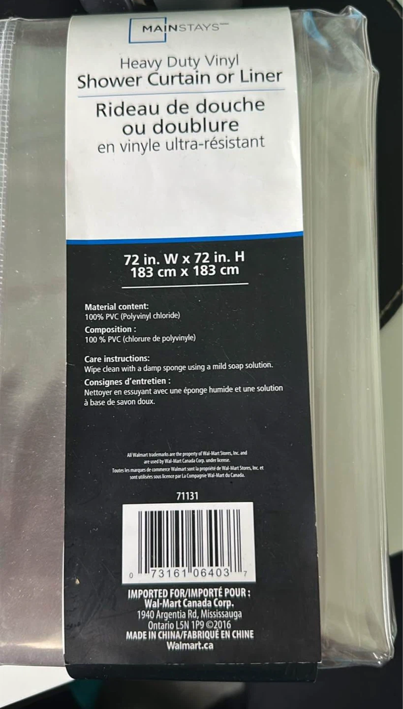 Brand New Heavy Duty Shower Curtain
