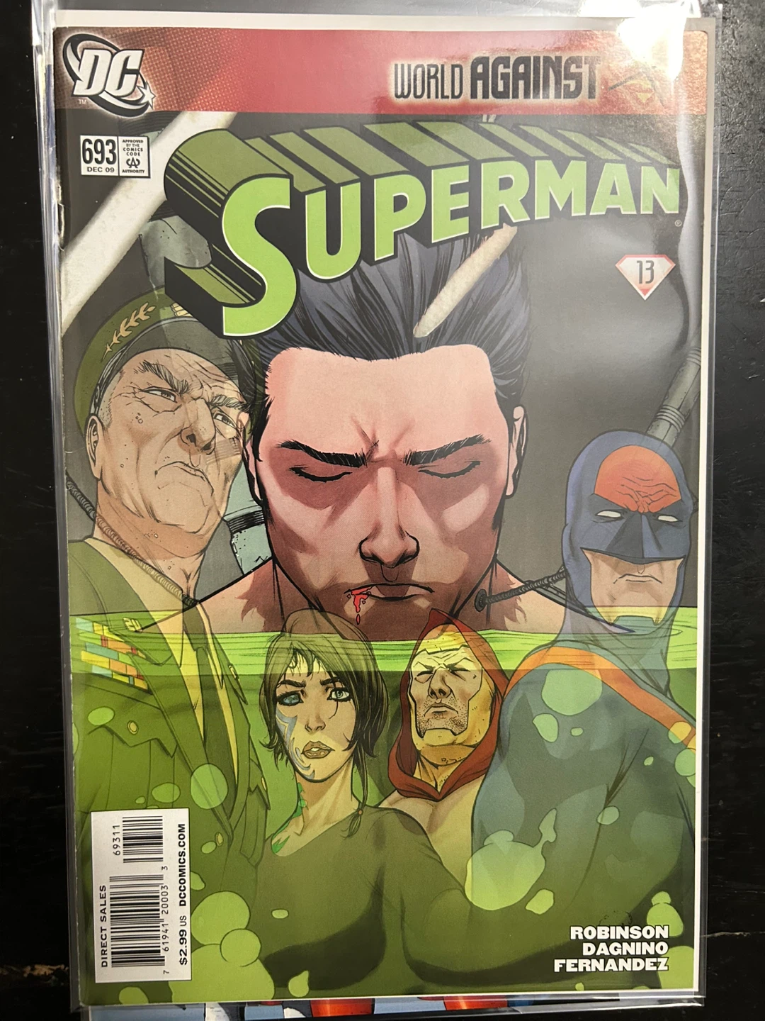 Superman World Against Comic Book
