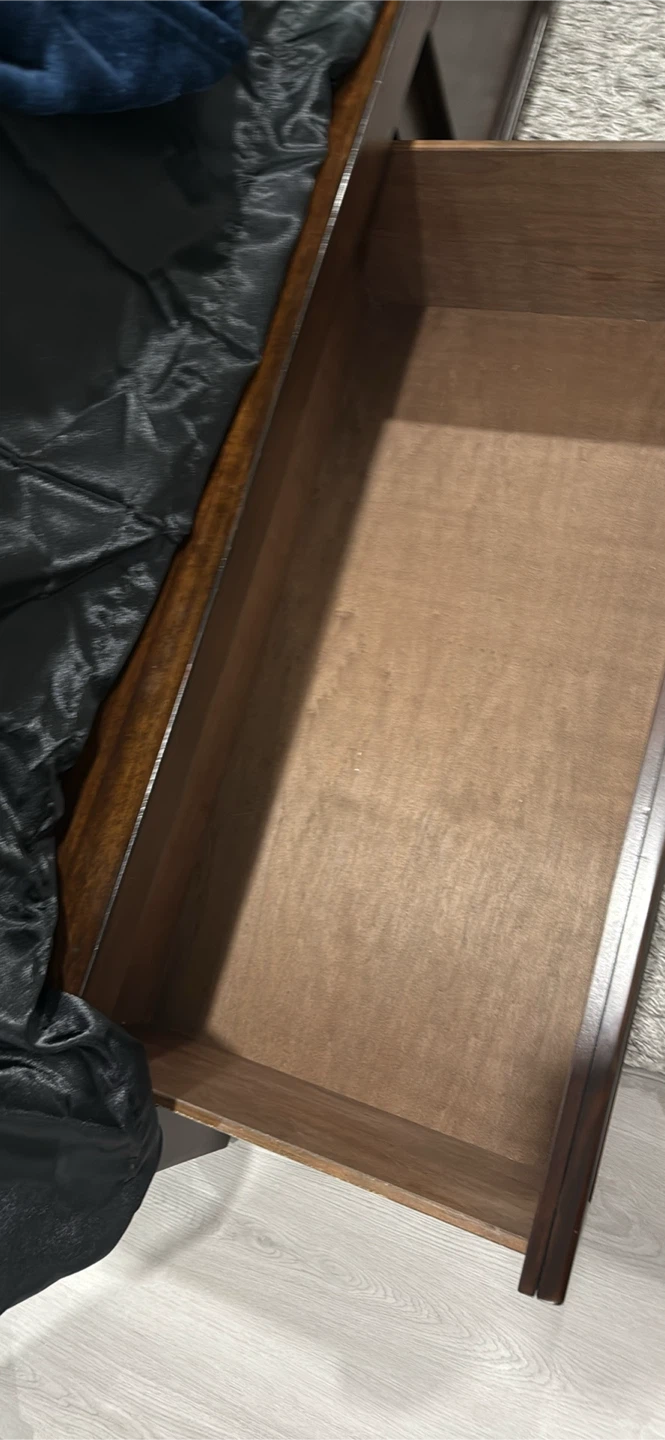 King Dark Brown Bed Frame - photo 4