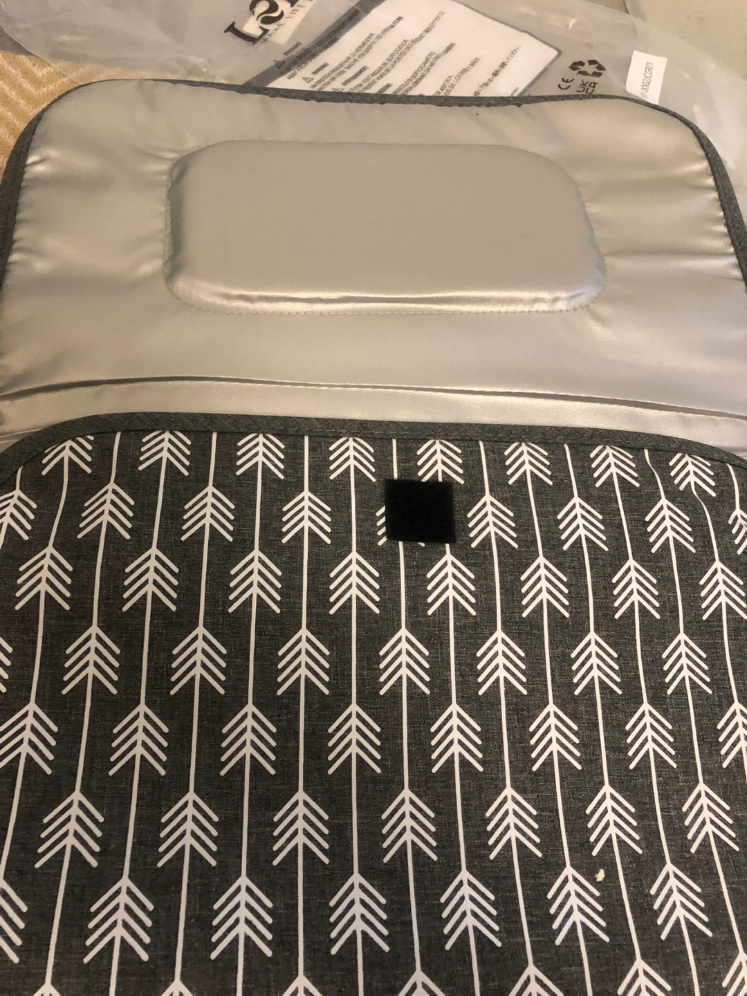 NEW-Lekebaby Portable Changing Pad - Grey - photo 2