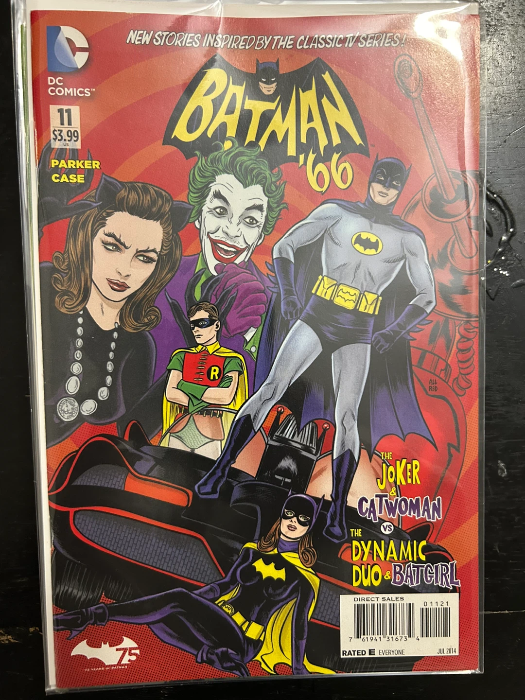 Batman '66 Comic Book - Joker & Catwoman