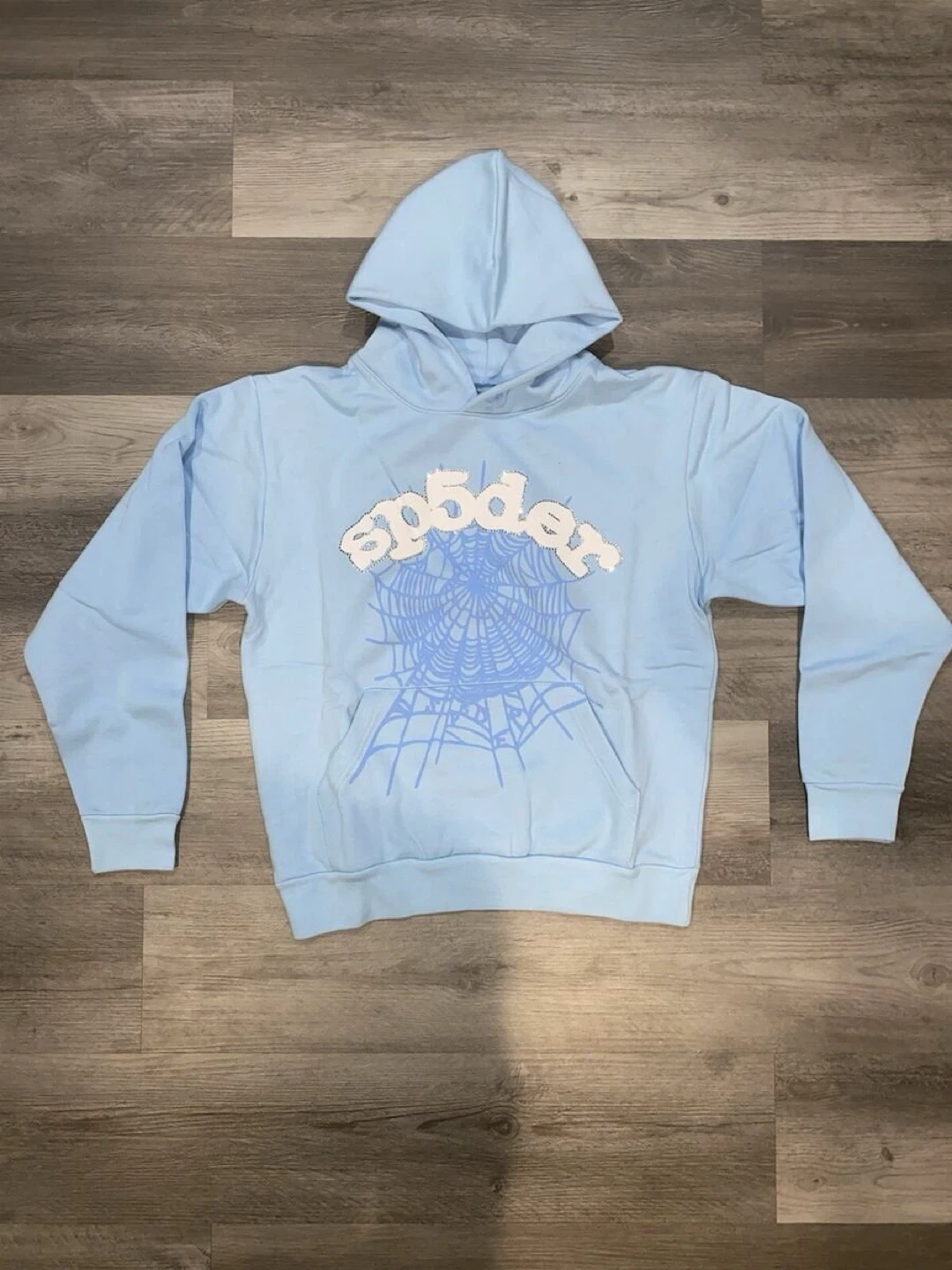Sp5der Hoodie - Light Blue