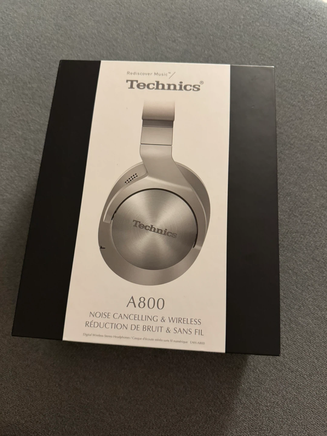 Technics A800 Noise Cancelling Wireless Headphones - Black