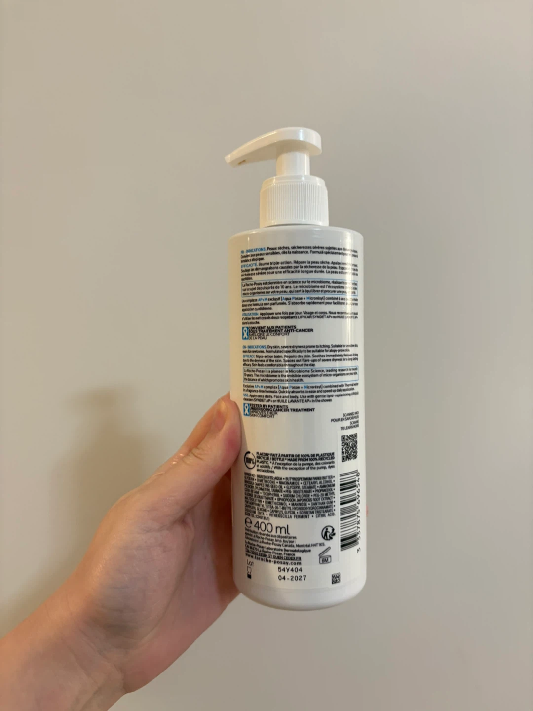 La Roche-Posay Lipikar Baume AP+M 400ml - photo 2