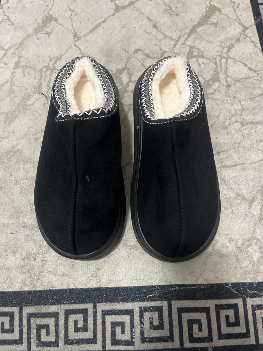 Black Indoor Slippers Size 44-45