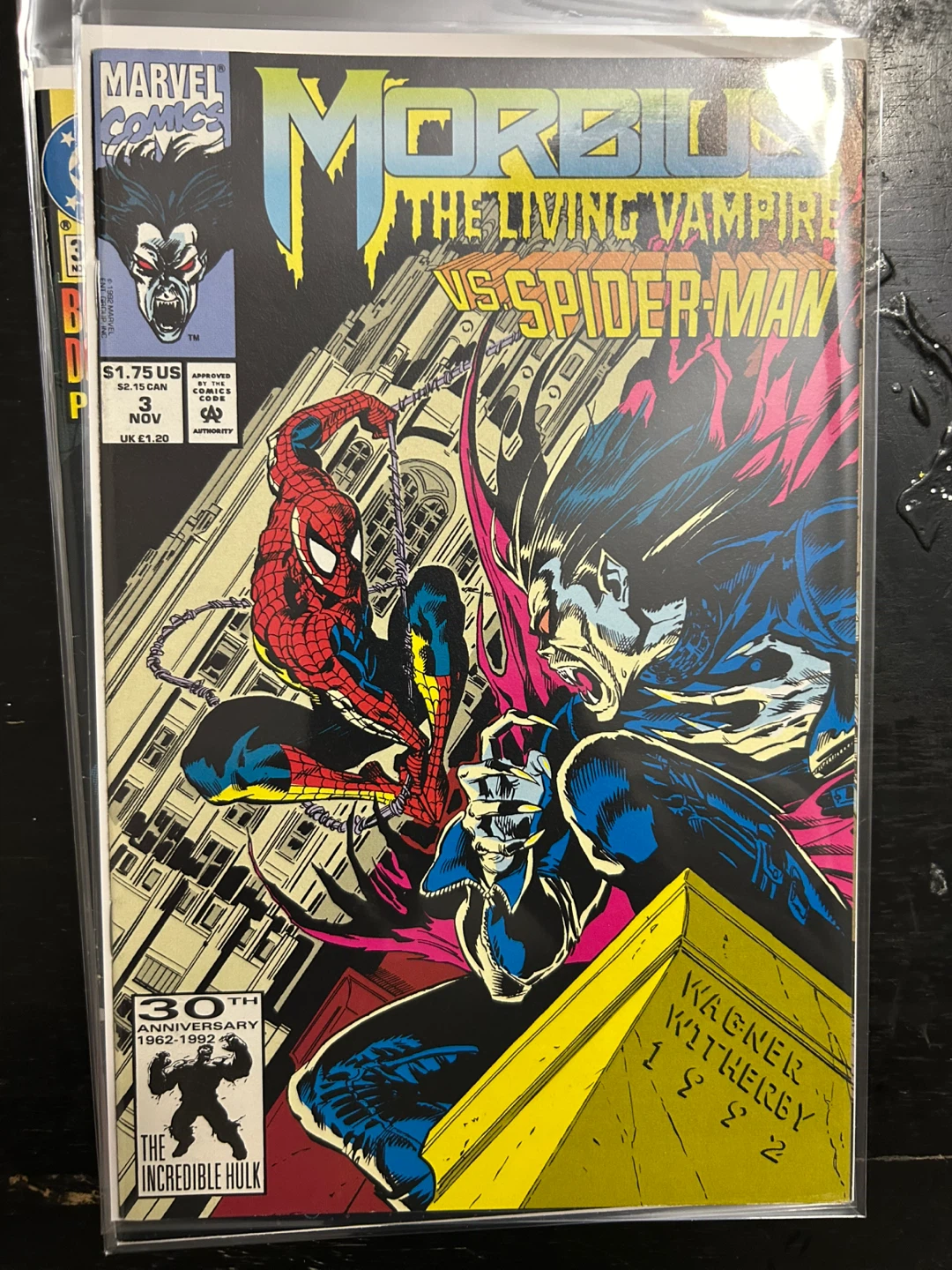 Morbius The Living Vampire vs Spider-Man Comic Book