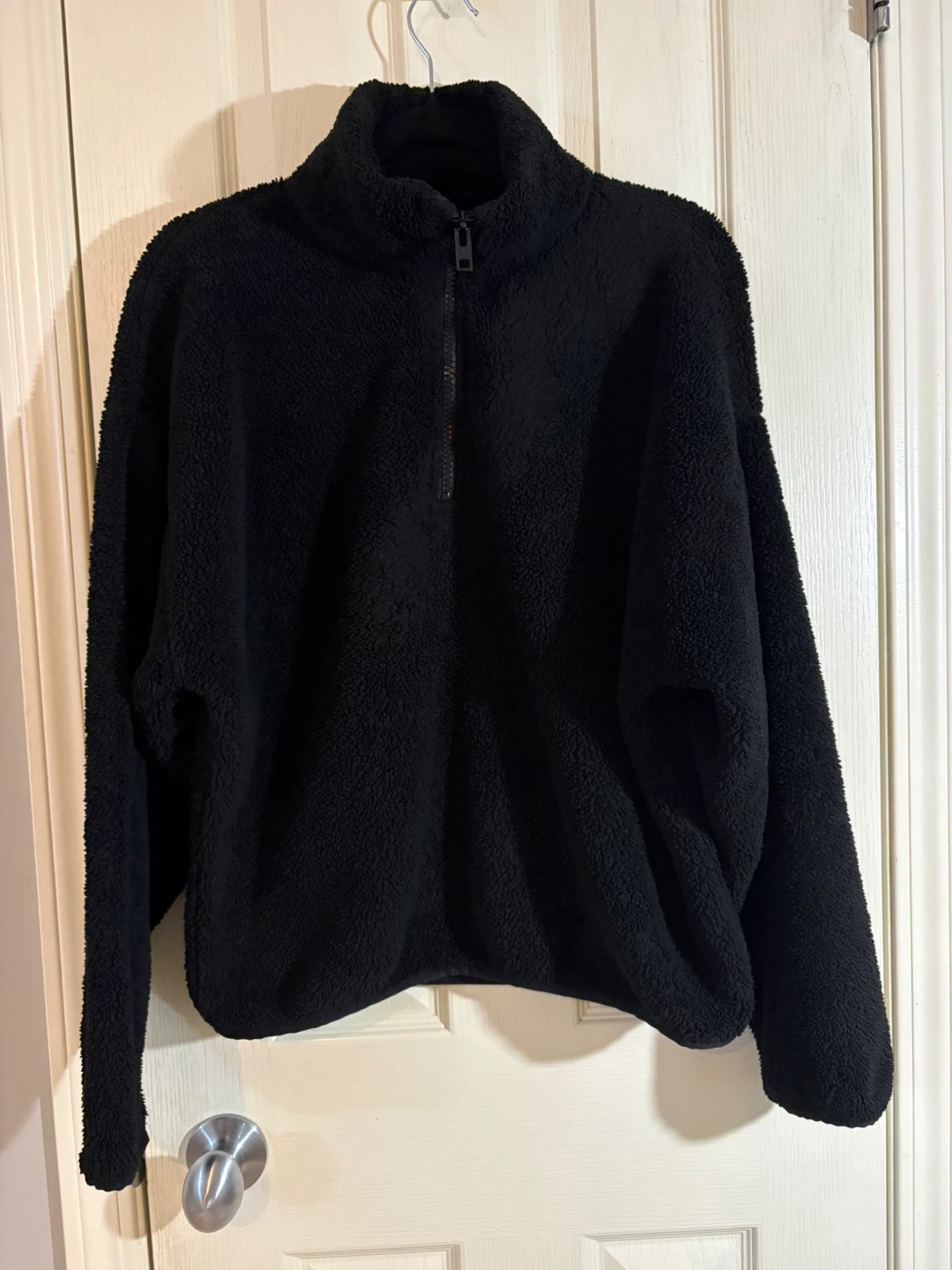 TNA Black Sherpa Pullover