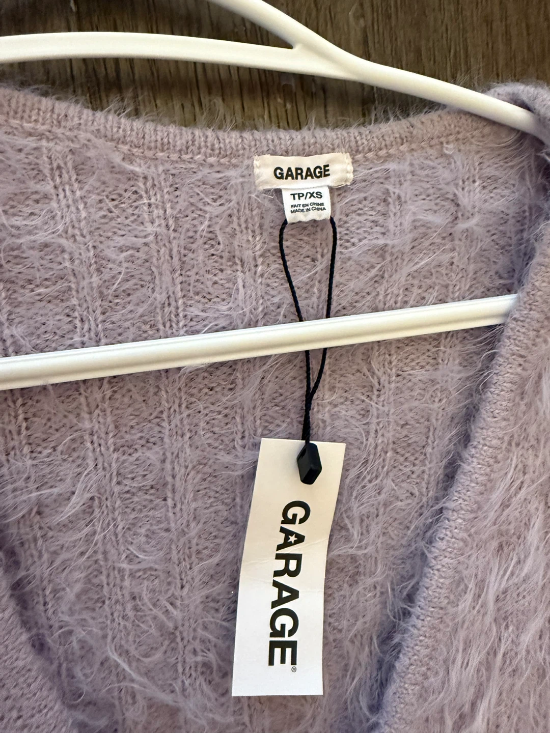 New Garage Fuzzy Knit Cardigan - TP/XS - photo 2