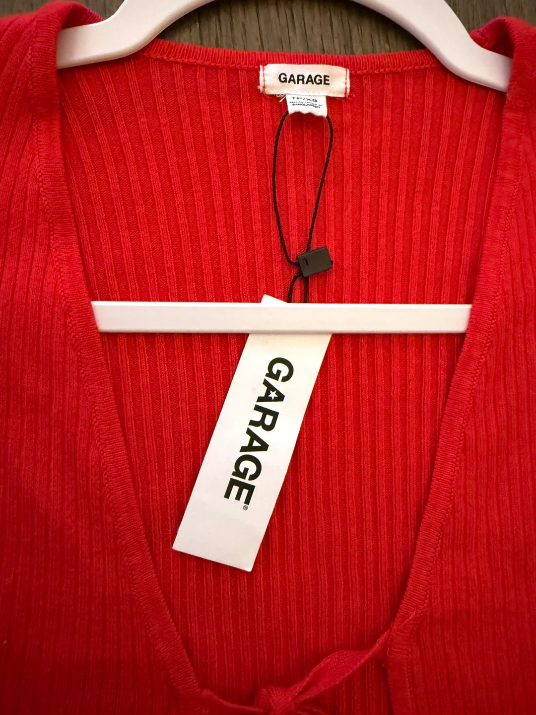 Garage Red Cardigan - Size XS - photo 2