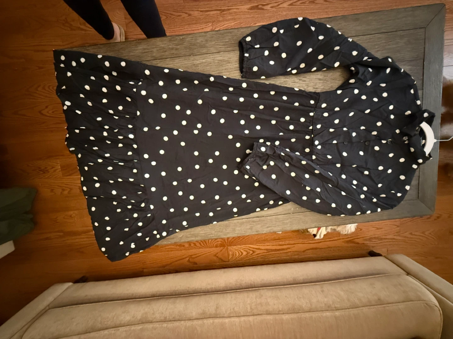 LCW Modest Polka Dot Dress - Size 36