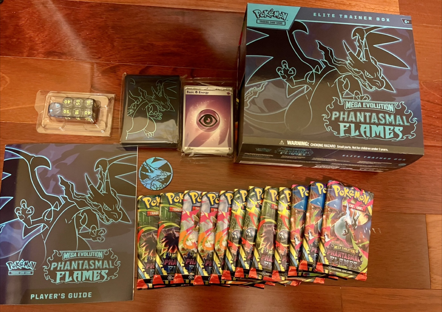 Pokemon Phantasmal Flames ETB opened
