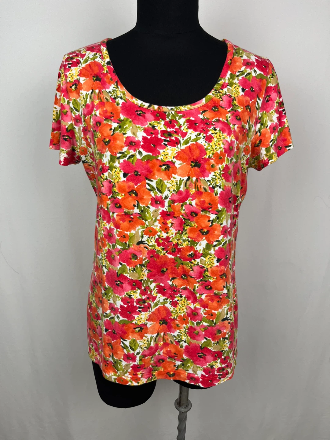 Jones New York Sport Floral Tee - Size M