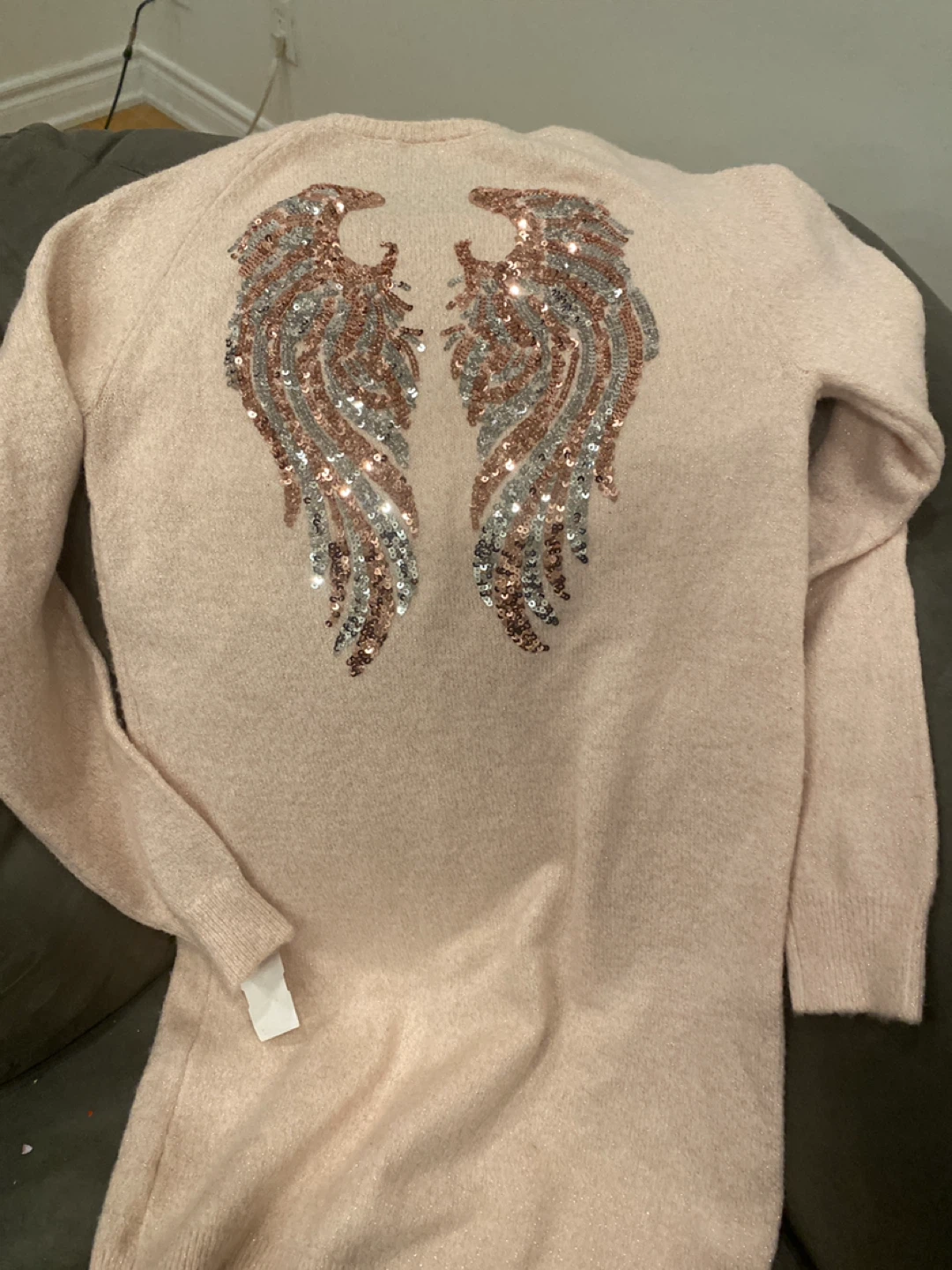 Pink Sparkly Sweater Dress - photo 2